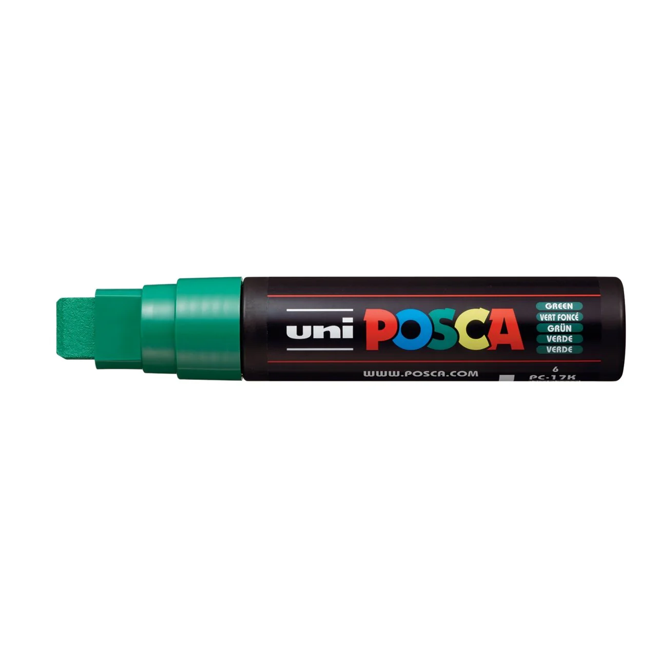 uni POSCA Paint Marker PC-17K Extra Broad Rectangular Chisel Tip - Green