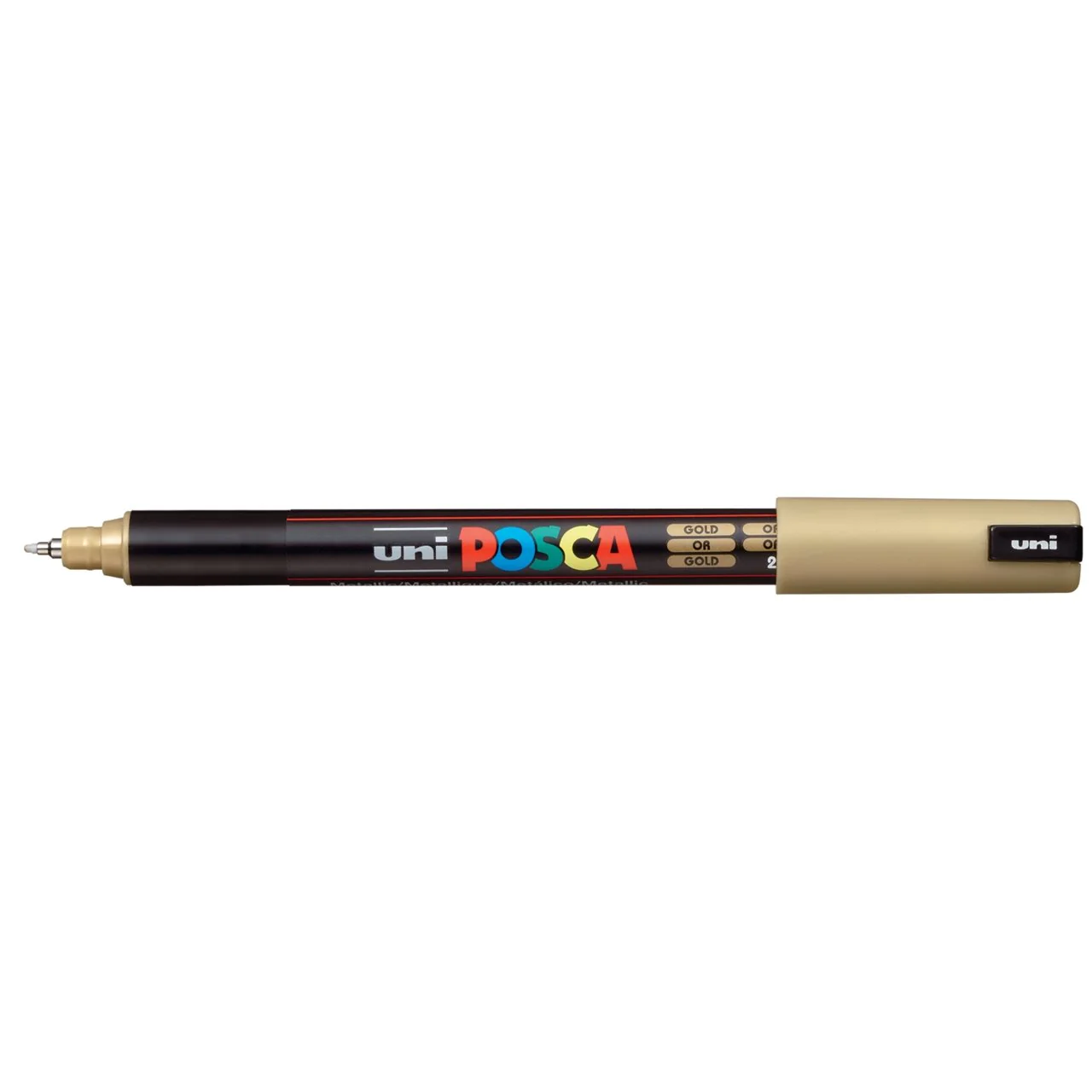 uni POSCA Paint Marker PC-1MR Ultra Fine Tip - Metallic Gold