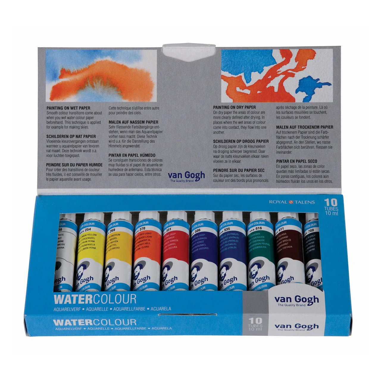 van Gogh Watercolor Set of 10 tubes