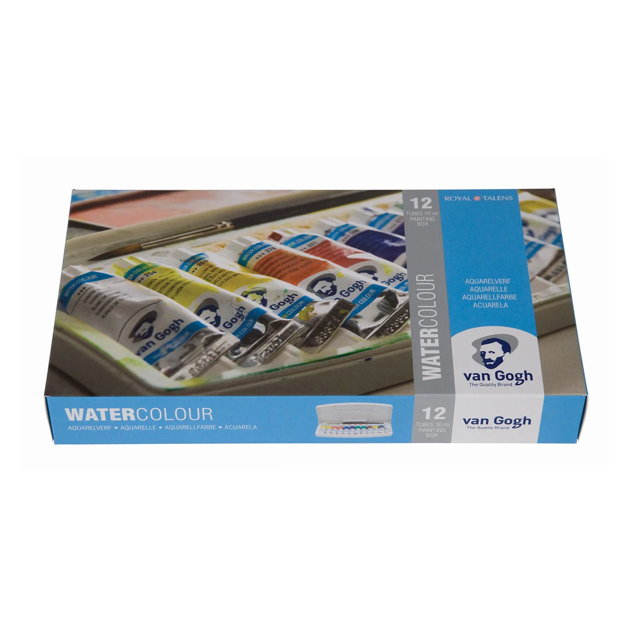 van Gogh Watercolor Palette box set of 12 tubes