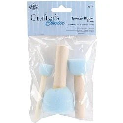 Assorted Sponge Stippler 3 pack