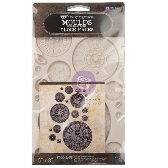 FINNABAIR DEC Silicone Mold 5 inch X 8 inch X .32 inch- Clock Face