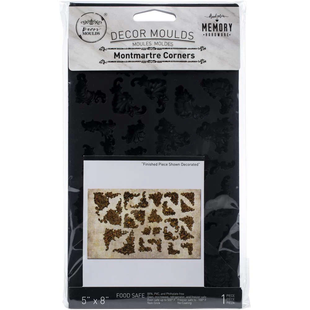 Re-Design Silicone Mold  5 inch X 8 inch X .32 inch-Montmartre Corners