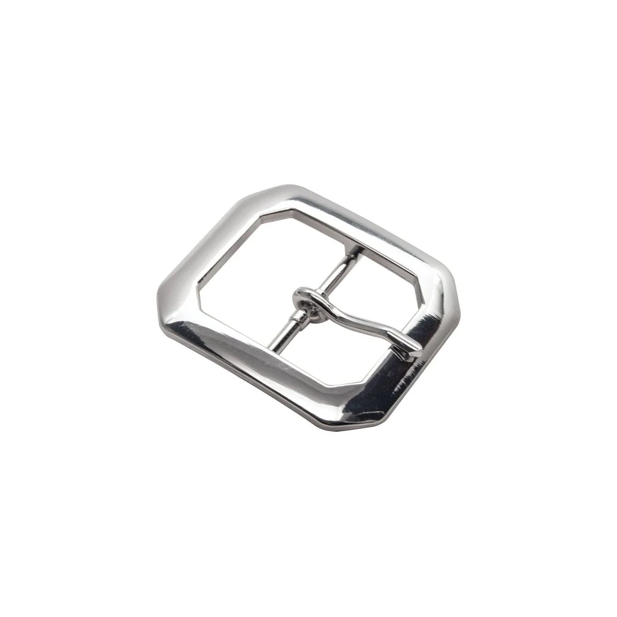 Realeather - Belt Buckle, Clipped Corner - Nickle - Image 2