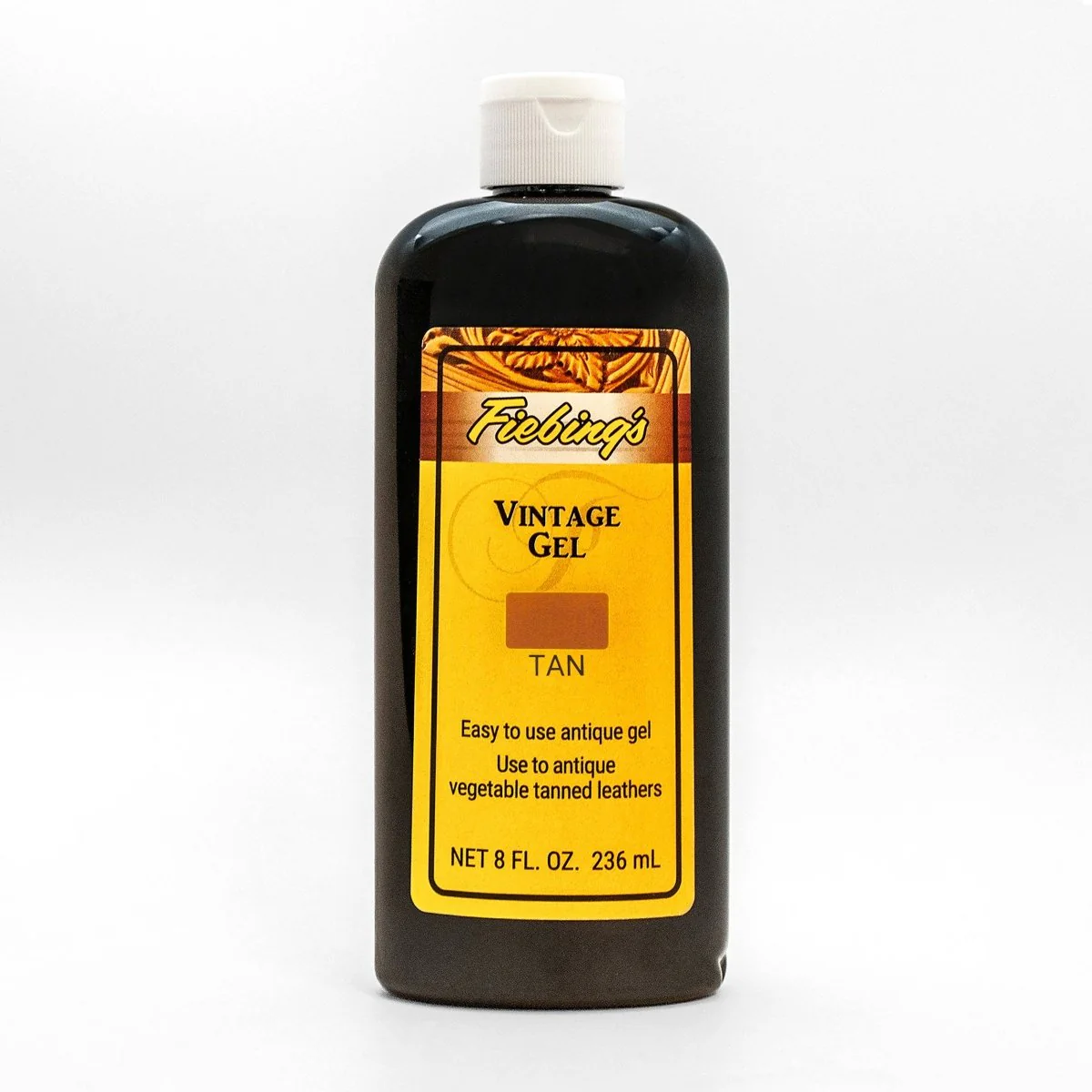 Realeather - Fiebings Vintage Gel - Antique Black / 8 oz. - Image 3
