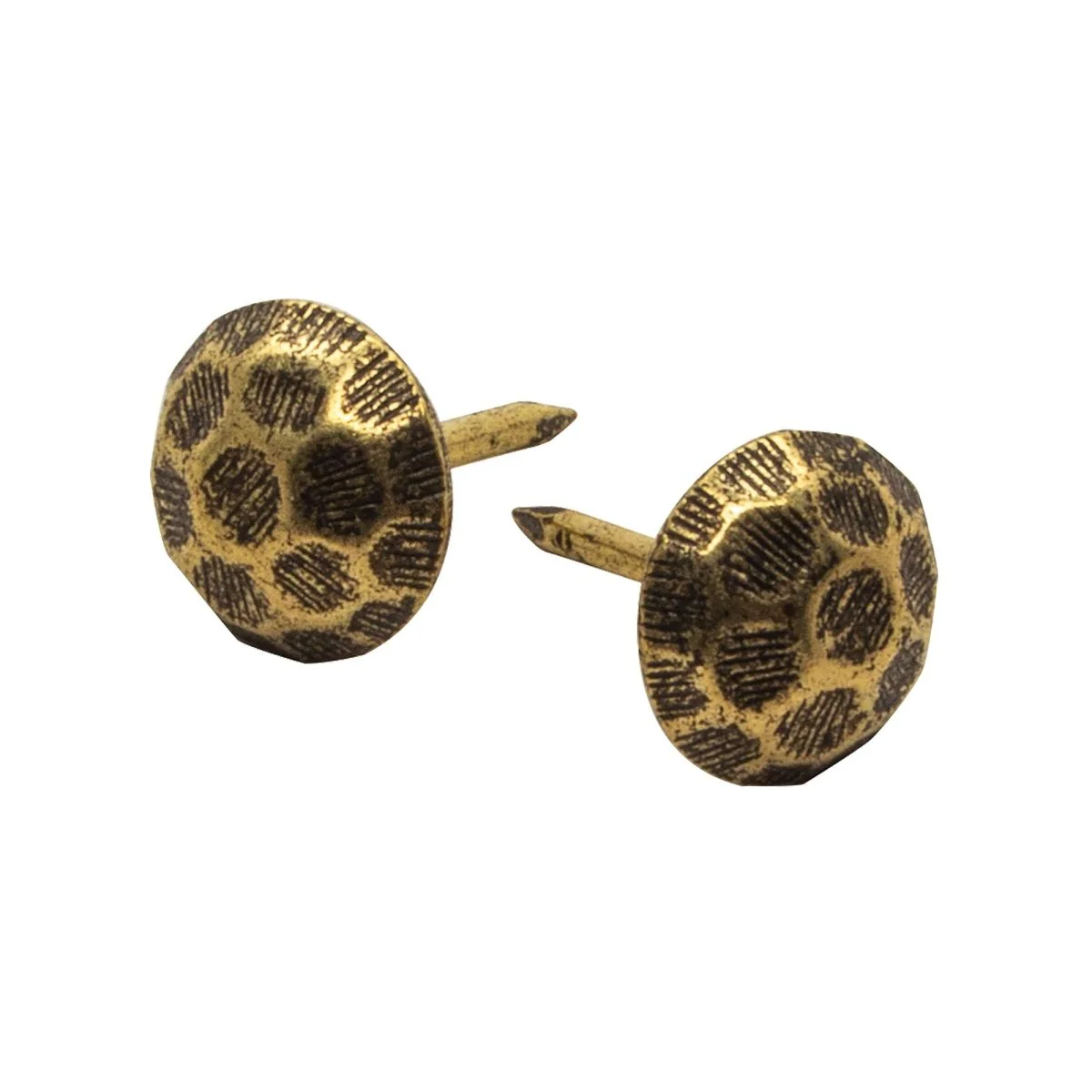 Realeather - Furniture Tacks, 48pk - Antique Brass