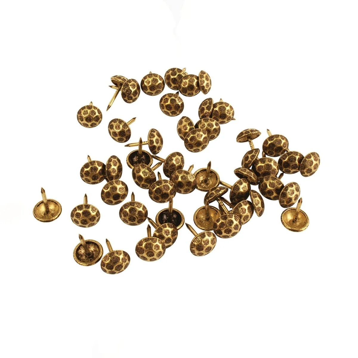 Realeather - Furniture Tacks, 48pk - Antique Brass - Image 3