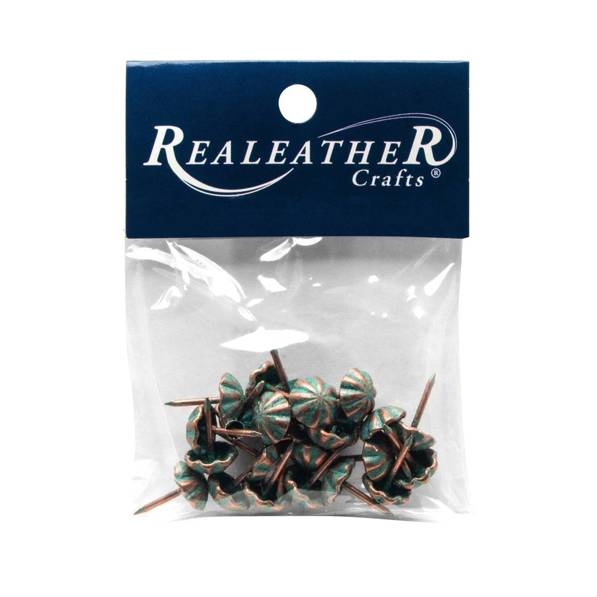 Realeather - Furniture Tacks, 24pk - Copper Patina - Image 3