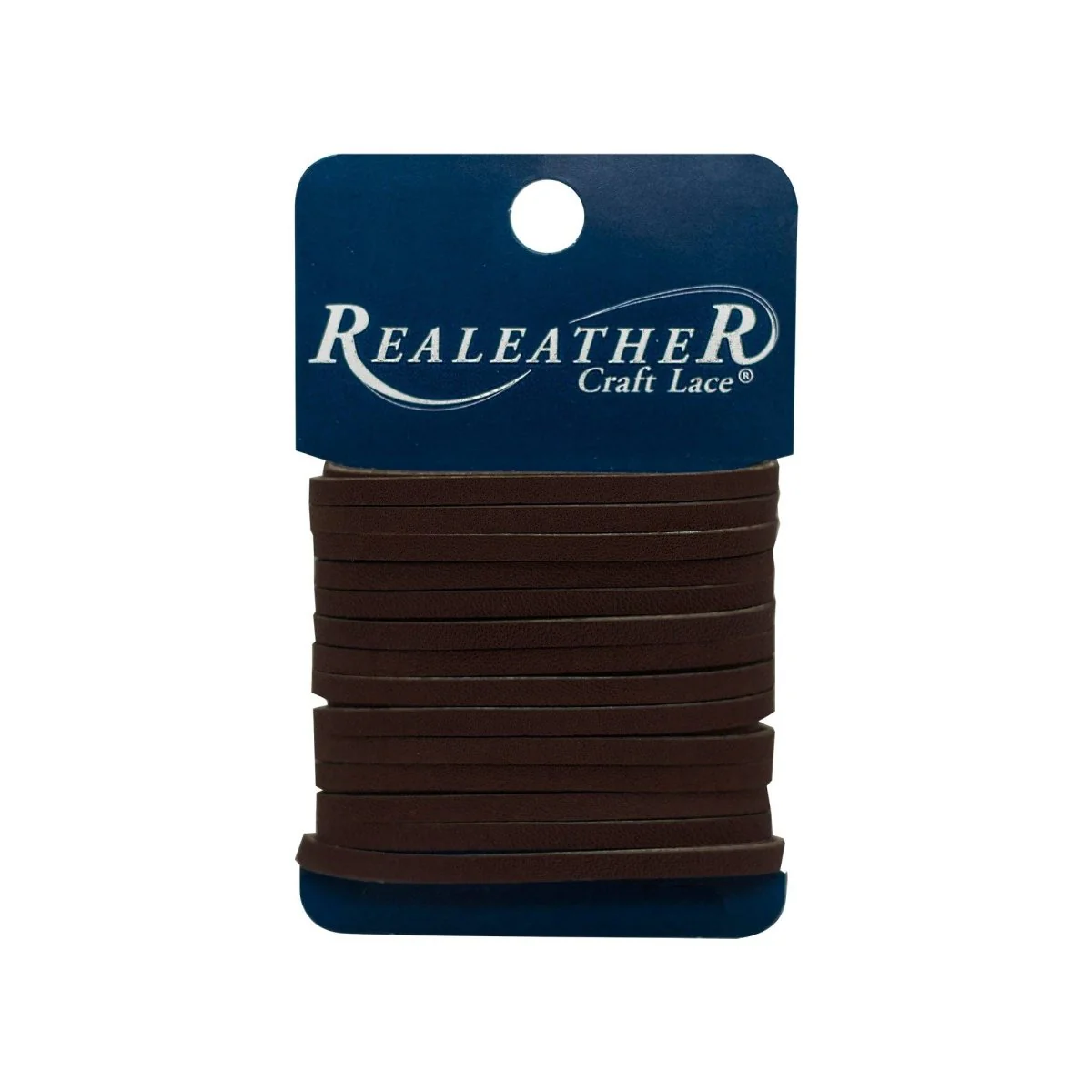 Realeather - Latigo Lace Card, 1/8" x 4 yds - Dark Brown