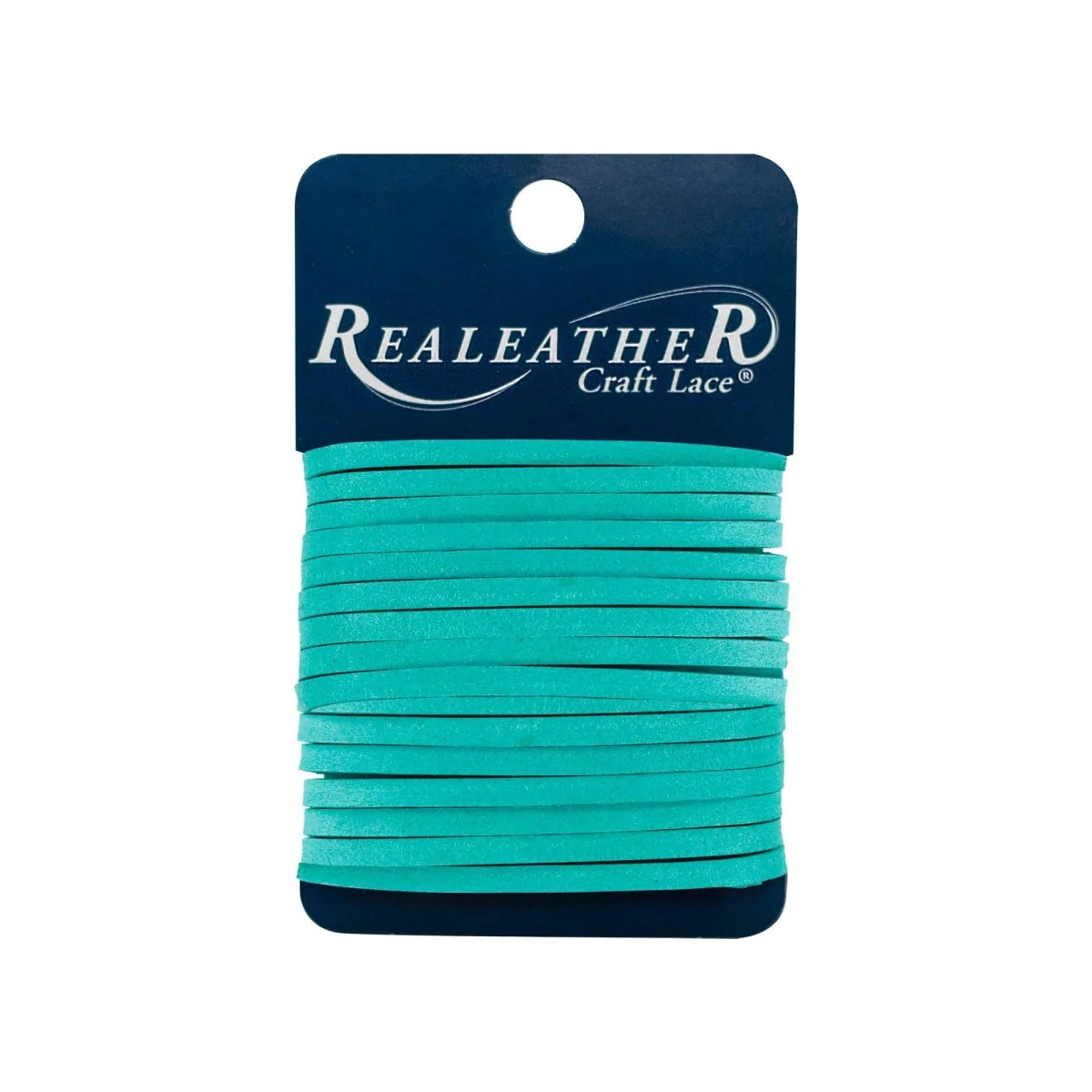 Realeather - Latigo Lace Card, 1/8" x 4 yds - Turquoise