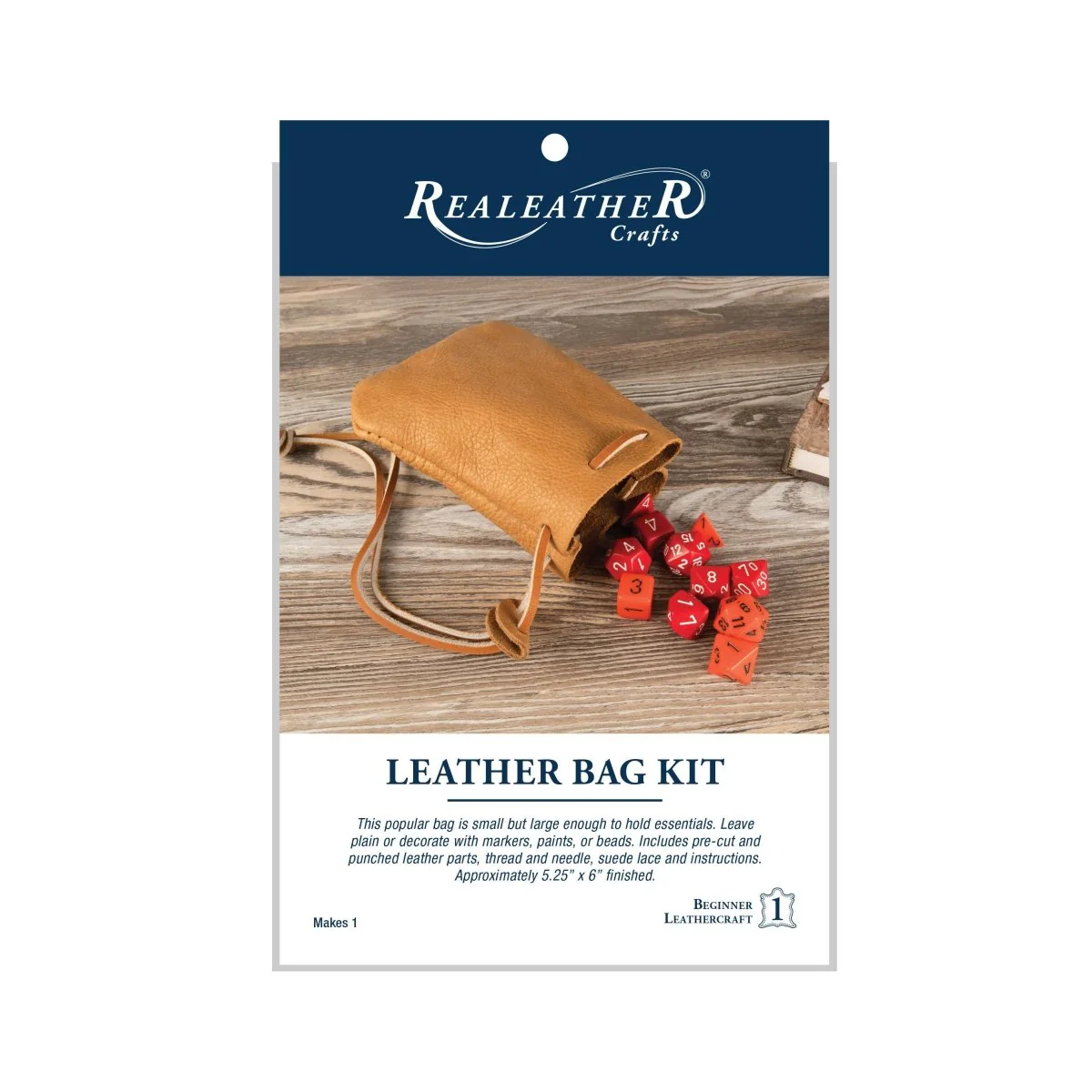 Realeather - Leather Bag Kit - Golden Tan - Image 2