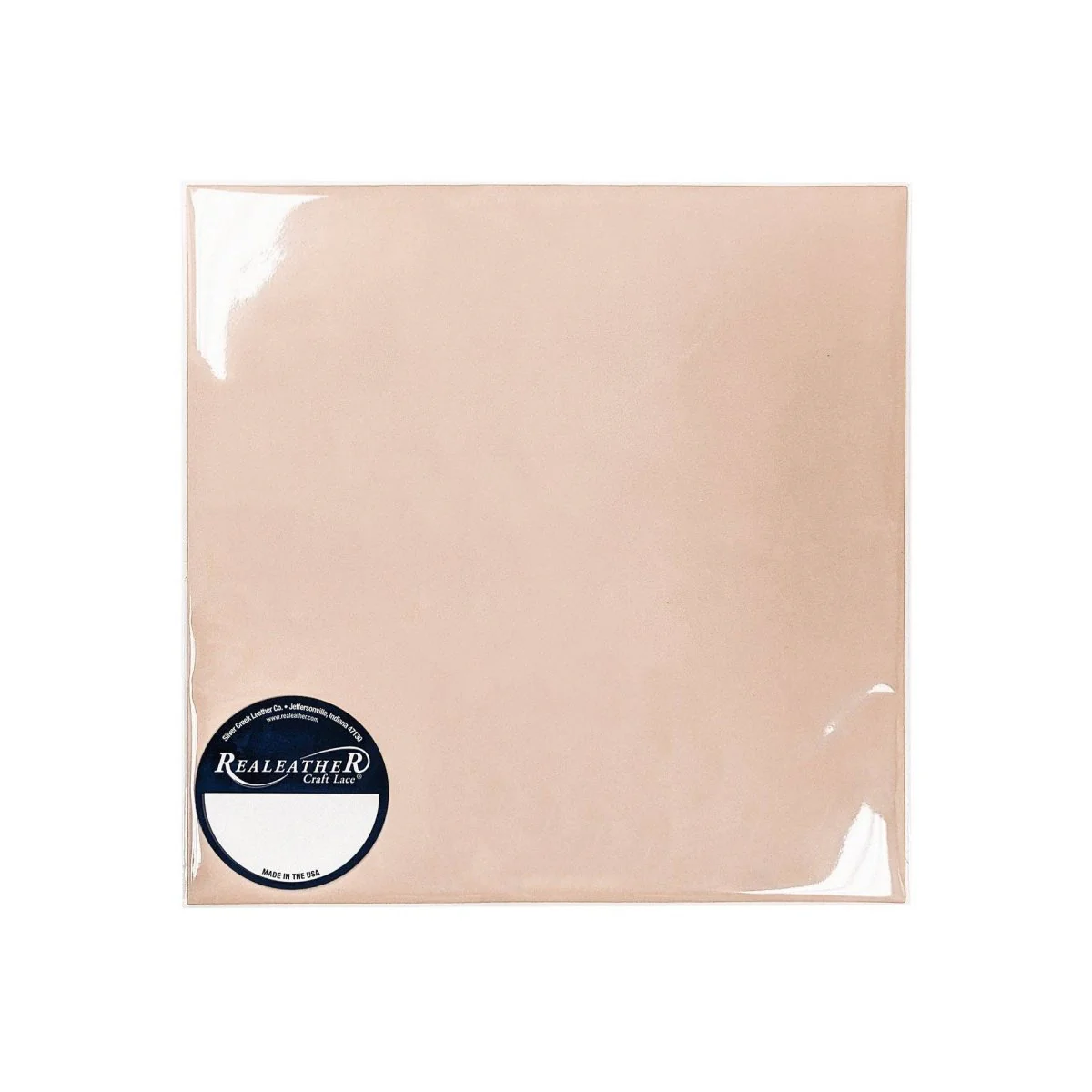 Realeather - Leather Tooling Piece, 12" x 12" - Natural