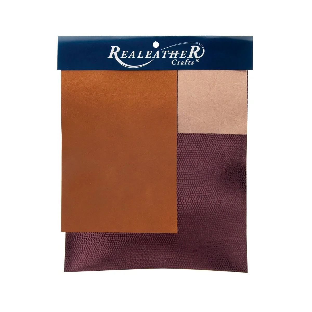 Realeather - Leather Trim Pack: 9" x 3" - Assorted / 8.5" x 11"
