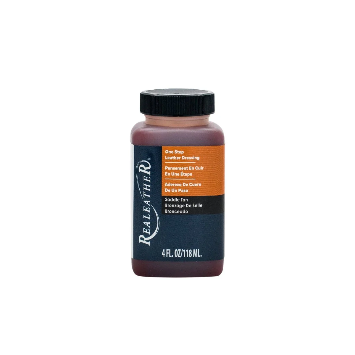 Realeather - One Step Leather Dressing - Saddle Tan / 4 oz.
