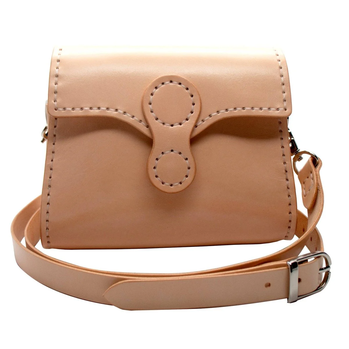 Realeather - Silver Edition, Derby Shoulder Bag Kit - Natural