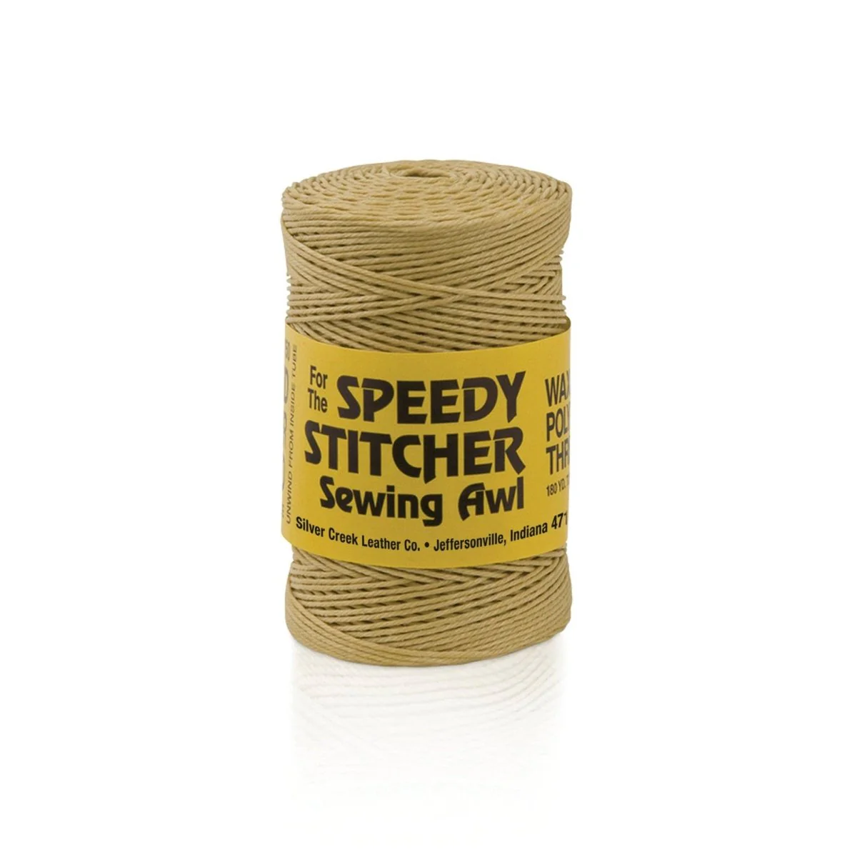 Realeather - Speedy Stitcher Thread, 180 yds Tube - Natural / Course