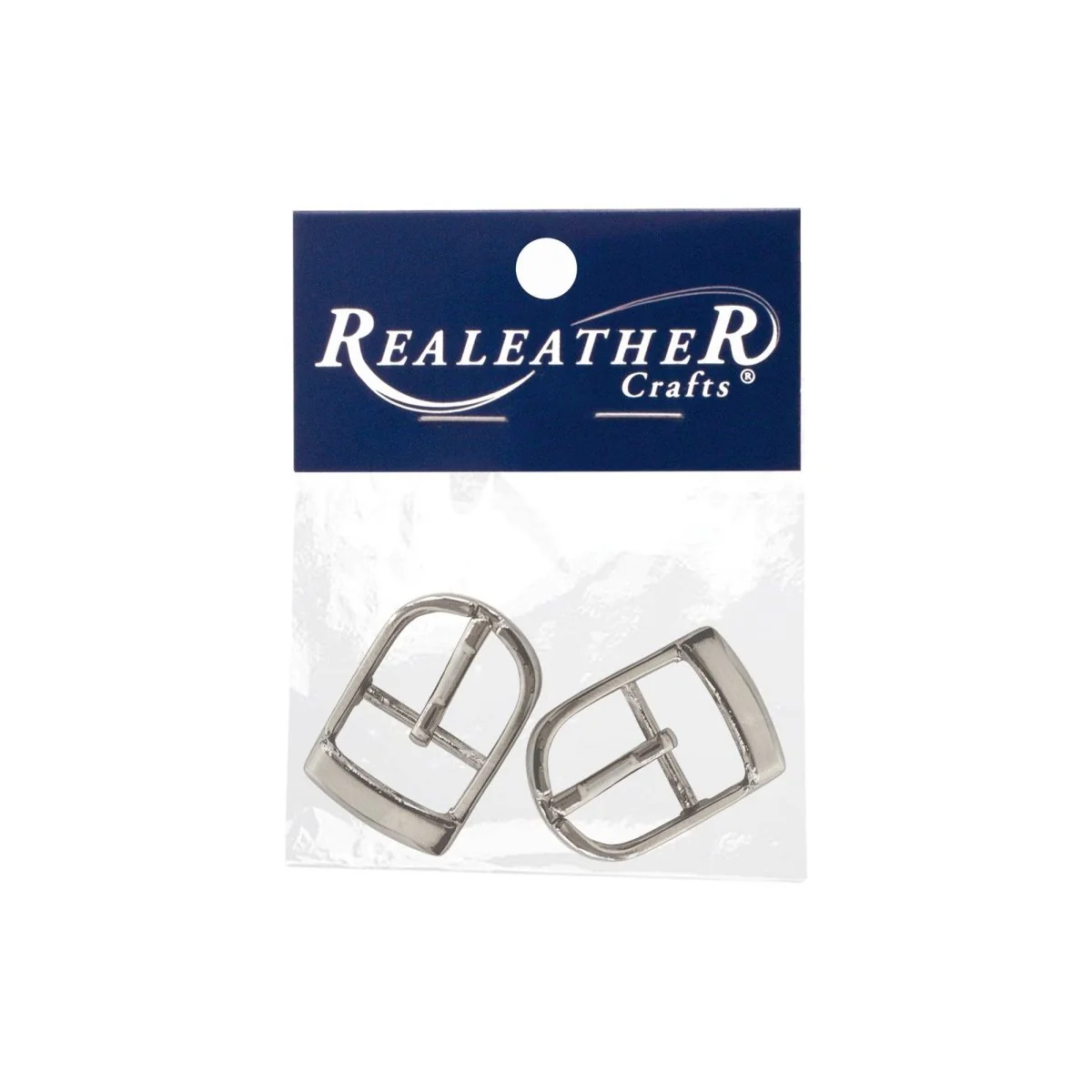 Realeather - Strap Buckles - Nickle, 1/2" - Image 3