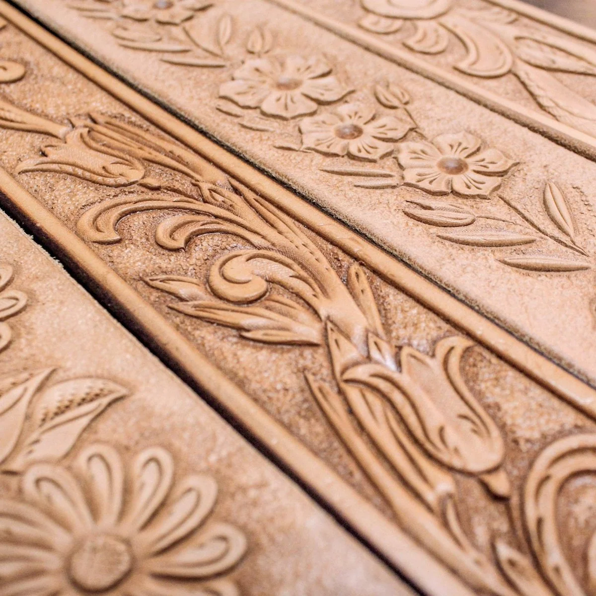 Realeather - Veg-Tan Belt Blank - Natural - Image 3