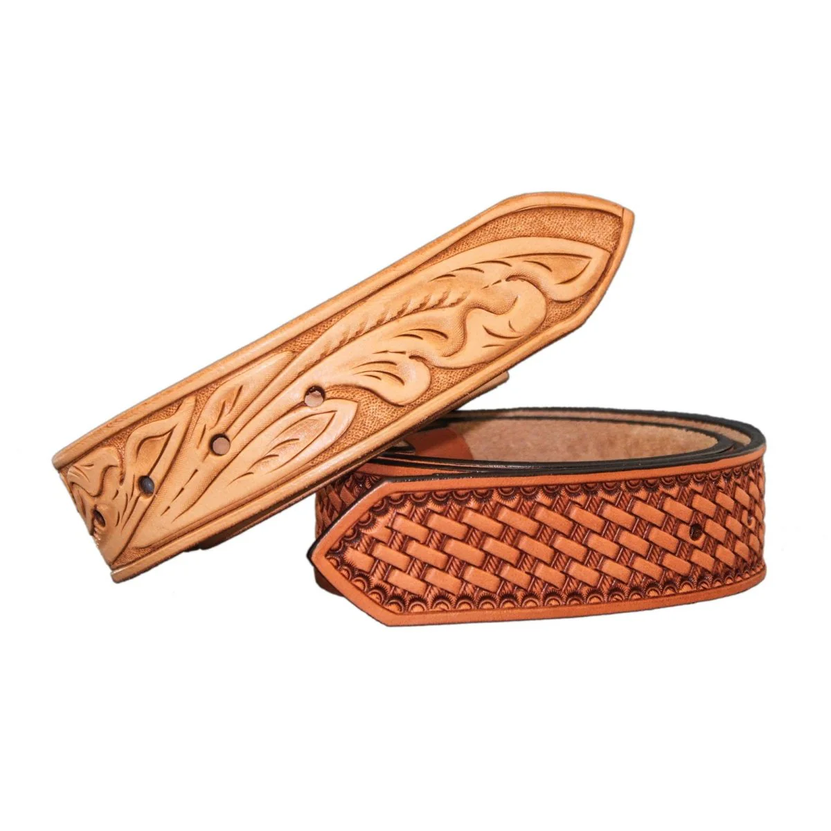 Realeather - Veg-Tan Belt Blank - Natural - Image 5