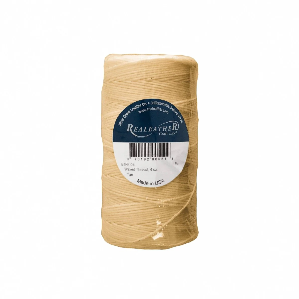 Realeather - Waxed Thread, 4 oz - Brown - Image 4