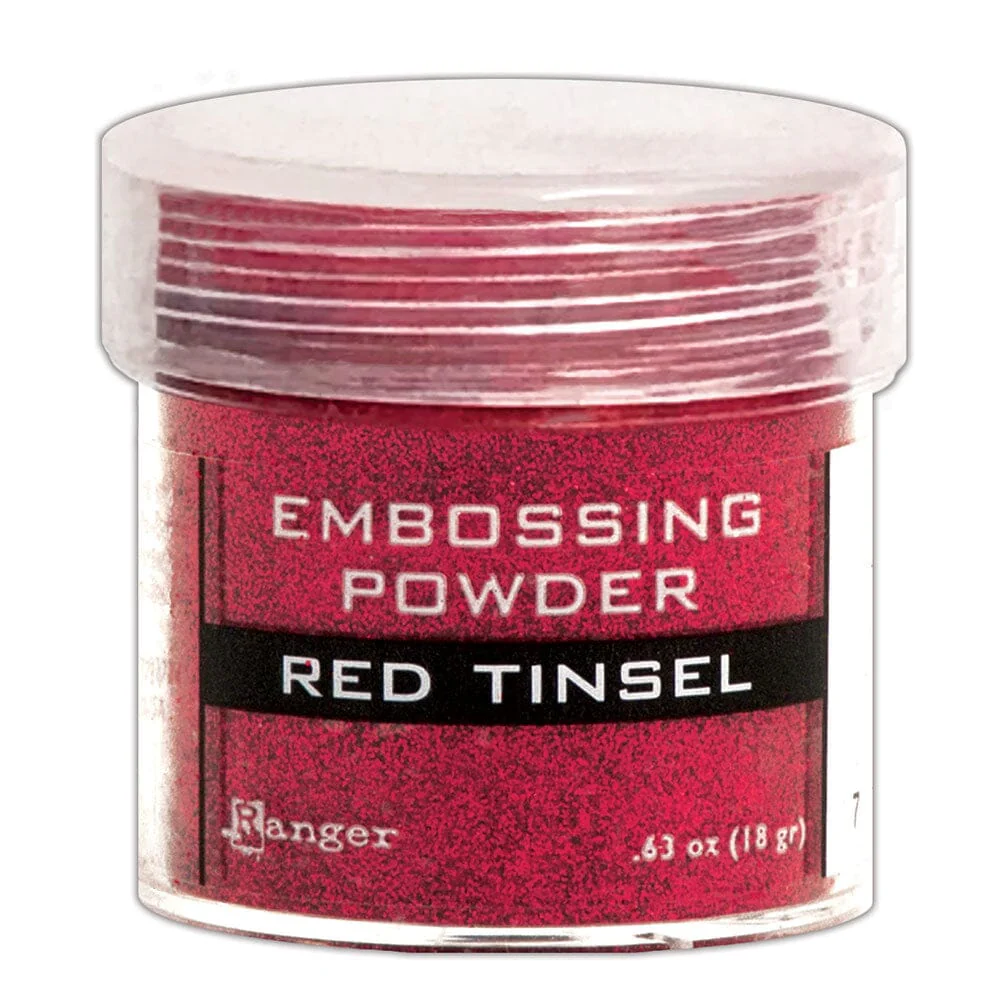 Ranger Embossing Powder 0.63 oz (18 gram) Red Tinsel