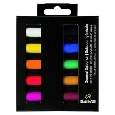 Rembrandt Pastel Half-Stick Set of 10 - General Colors Set