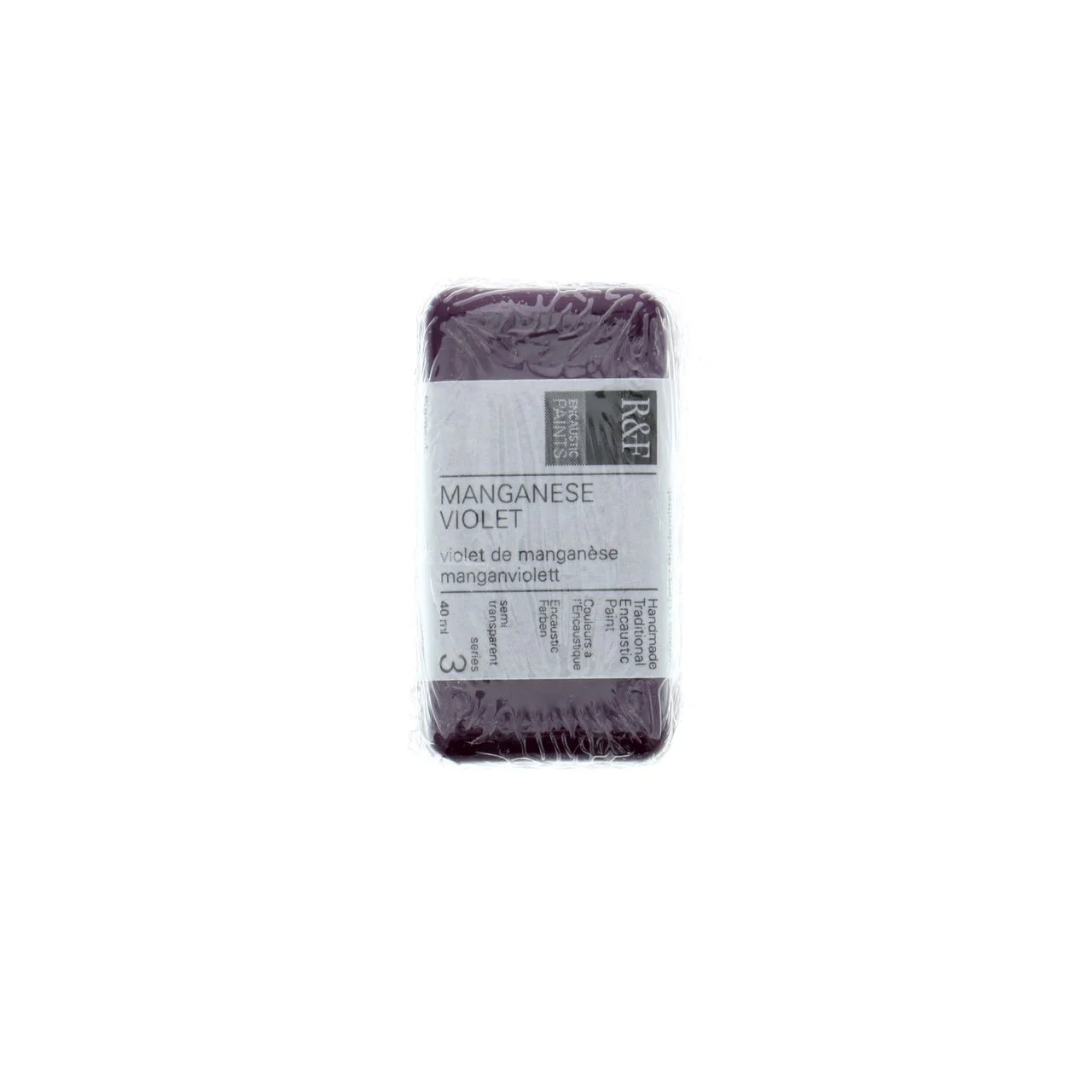 R&F Encaustic Cake - Manganese Violet 40ml