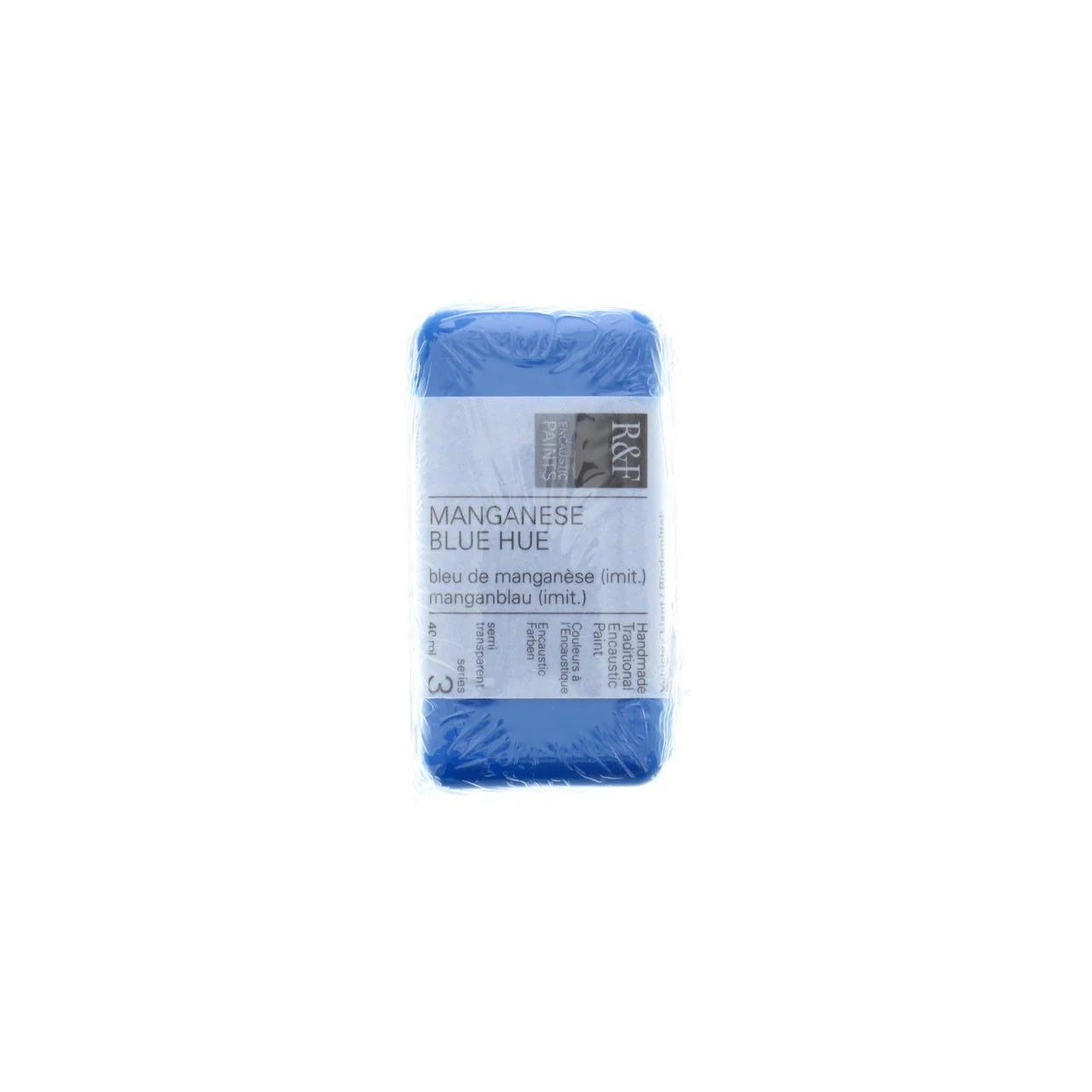 R&F Encaustic Cake - Manganese Blue Hue 40ml