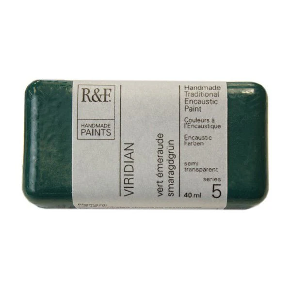 R&F Encaustic Cake - Viridian 40ml