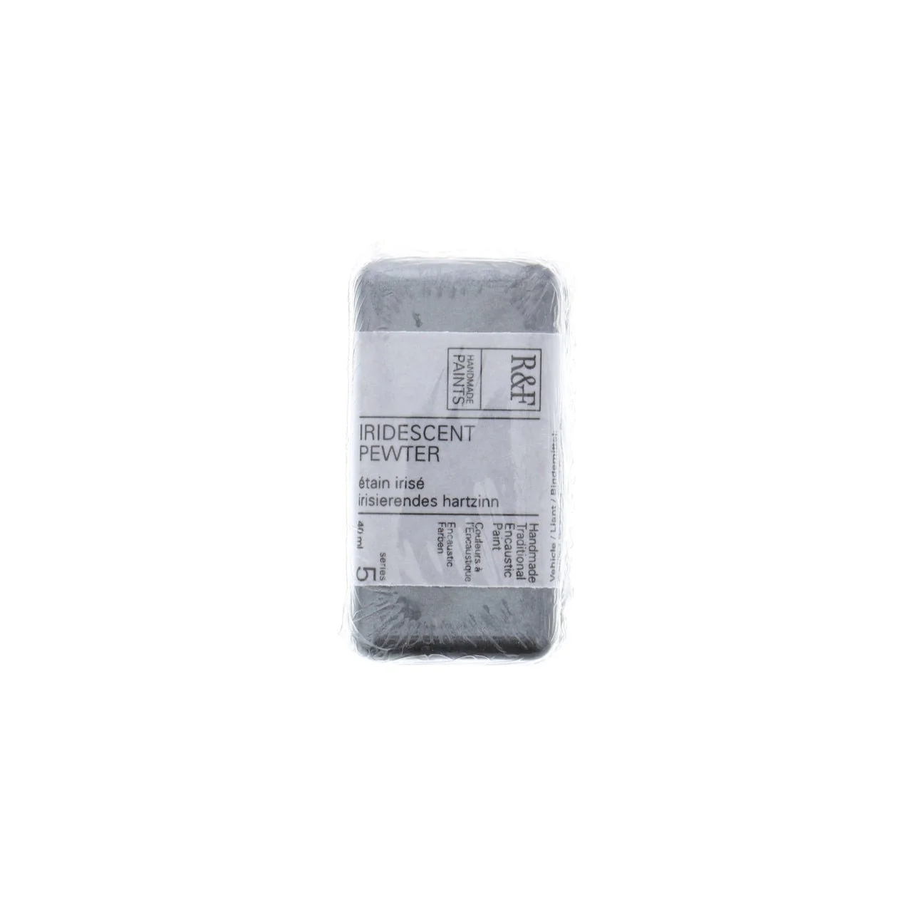 R&F Encaustic Cake - Iridescent Pewter 40ml