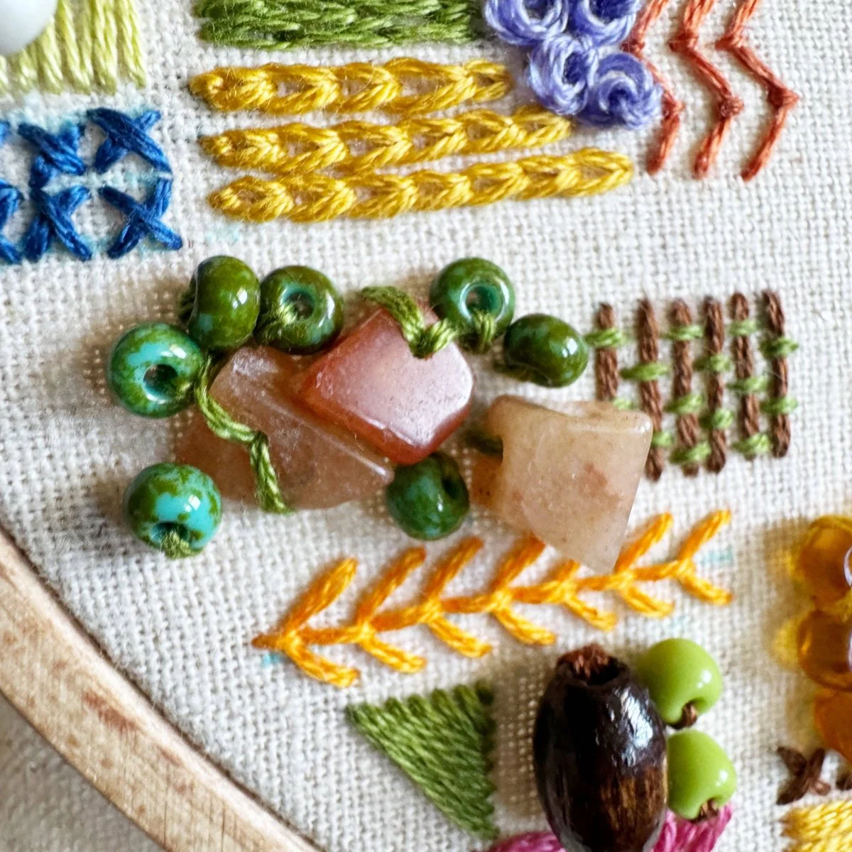 Rosanna Diggs Embroidery - August in the Garden - Advanced Embroidery Kit - Image 10