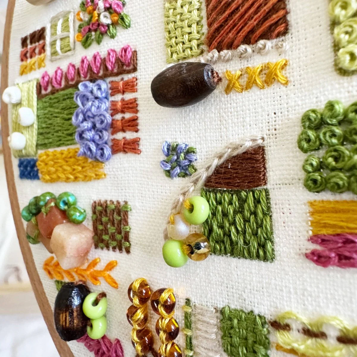 Rosanna Diggs Embroidery - August in the Garden - Advanced Embroidery Kit - Image 12
