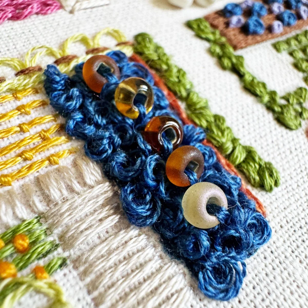 Rosanna Diggs Embroidery - August in the Garden - Advanced Embroidery Kit - Image 15