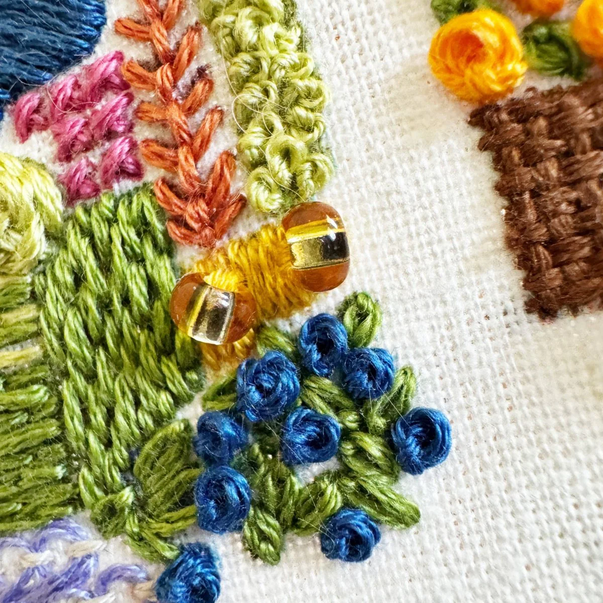 Rosanna Diggs Embroidery - August in the Garden - Advanced Embroidery Kit - Image 16