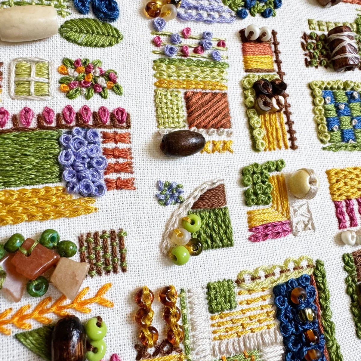 Rosanna Diggs Embroidery - August in the Garden - Advanced Embroidery Kit - Image 17