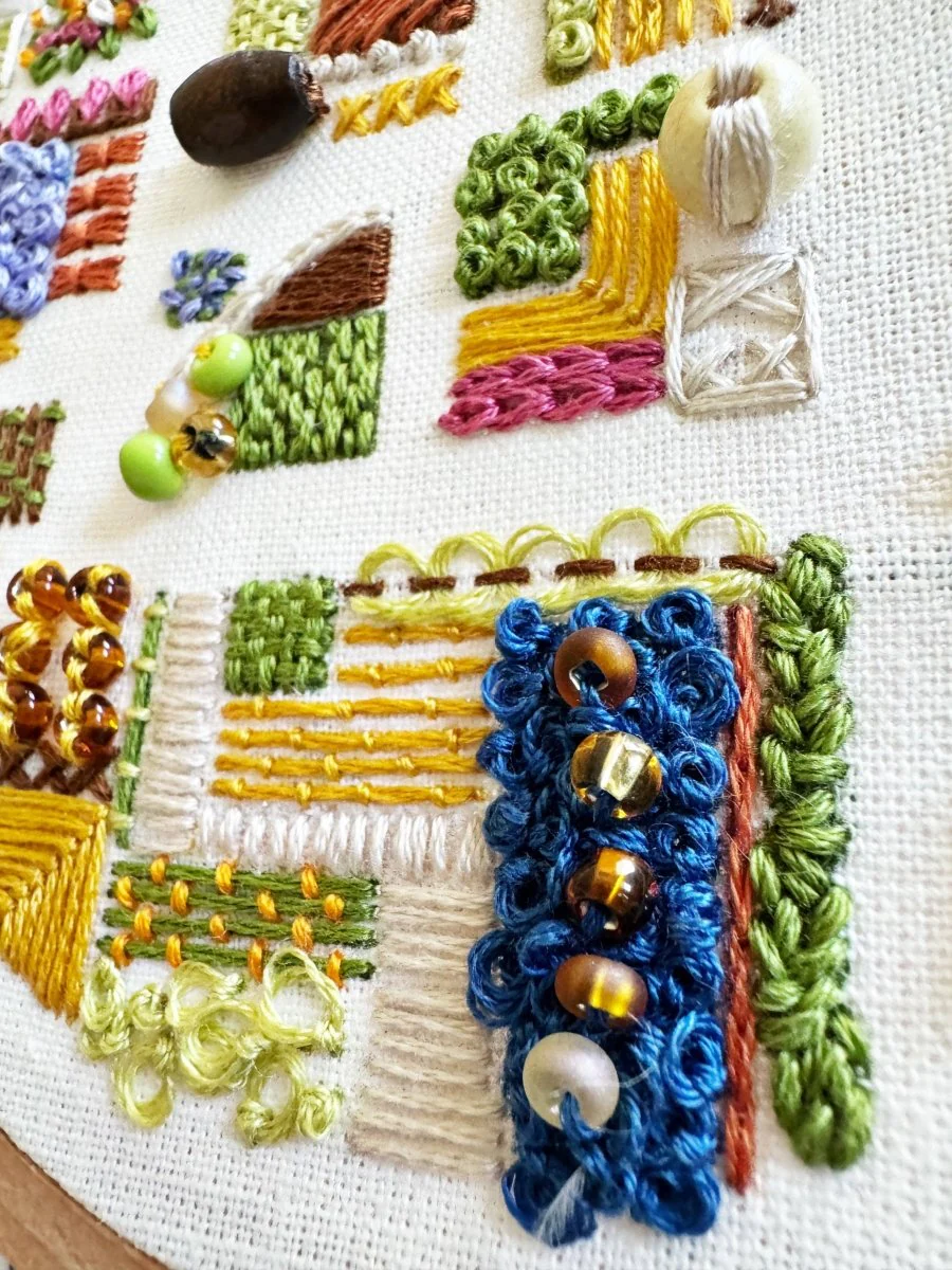 Rosanna Diggs Embroidery - August in the Garden - Advanced Embroidery Kit - Image 8