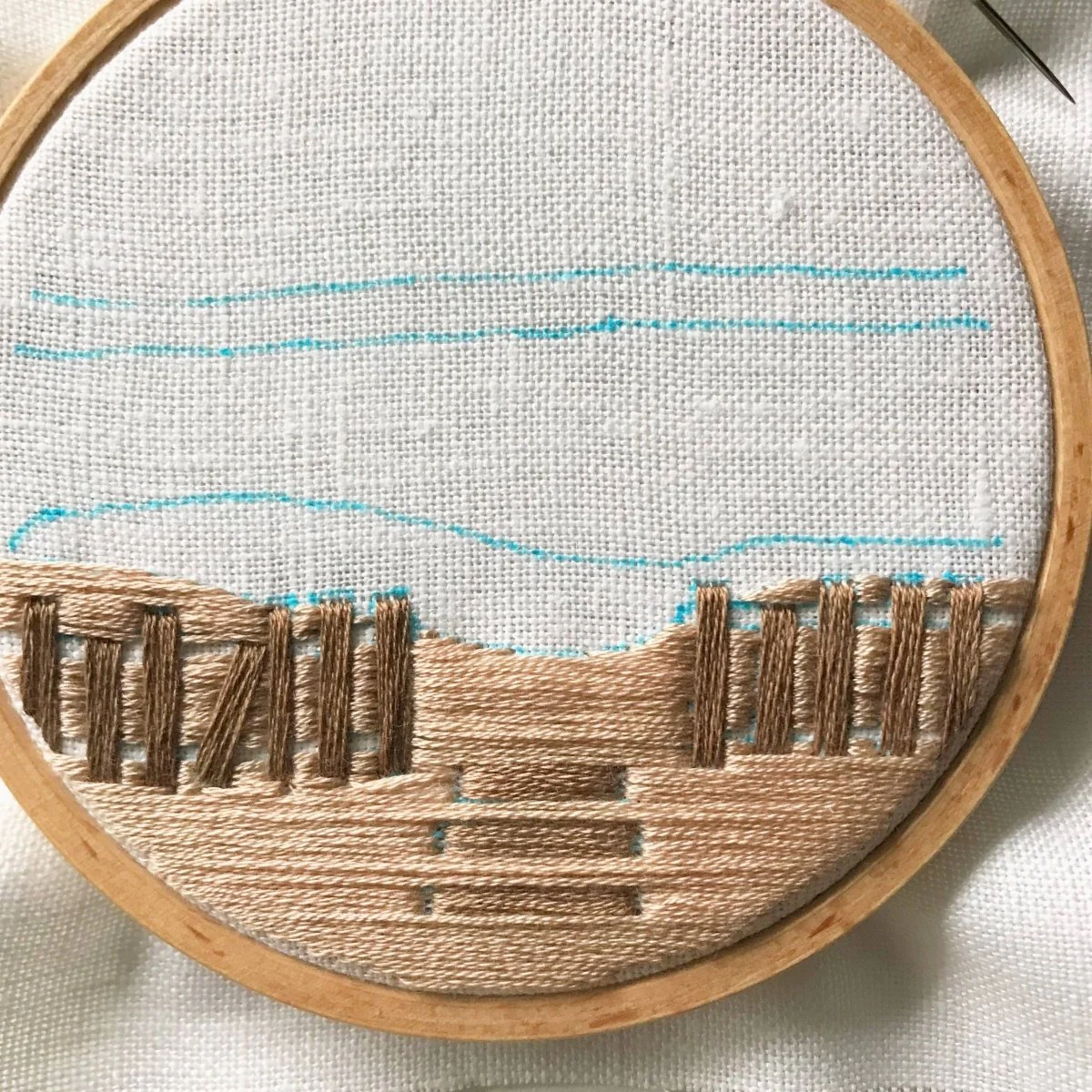 Rosanna Diggs Embroidery - Day at the Beach Modern Embroidery Kit - Image 6