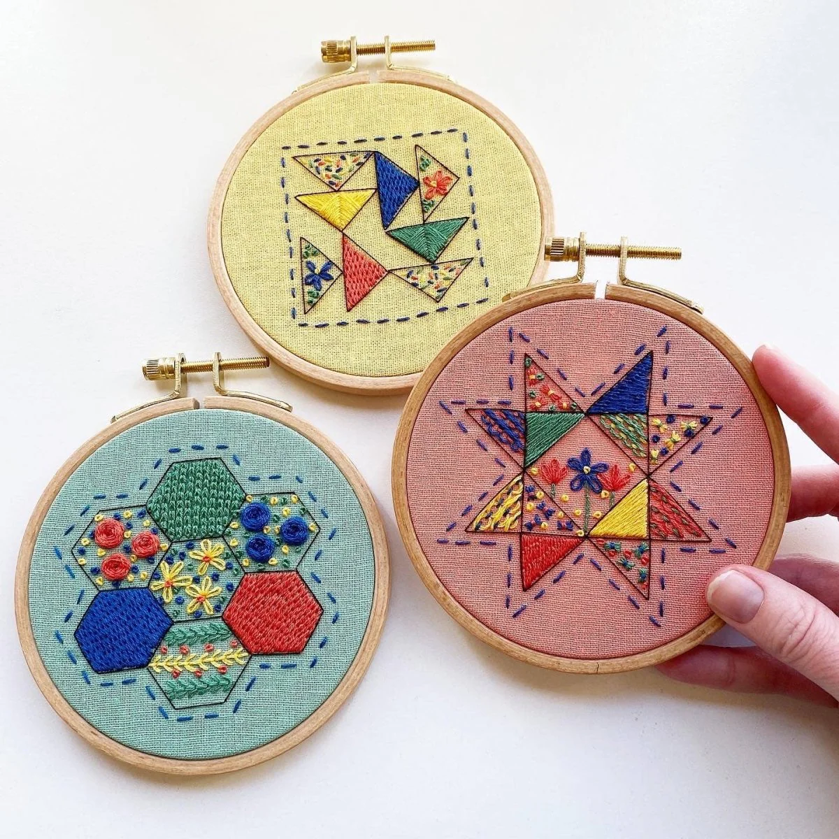 Rosanna Diggs Embroidery - Seeing Starflowers Embroidery Kit for Beginners - Image 10