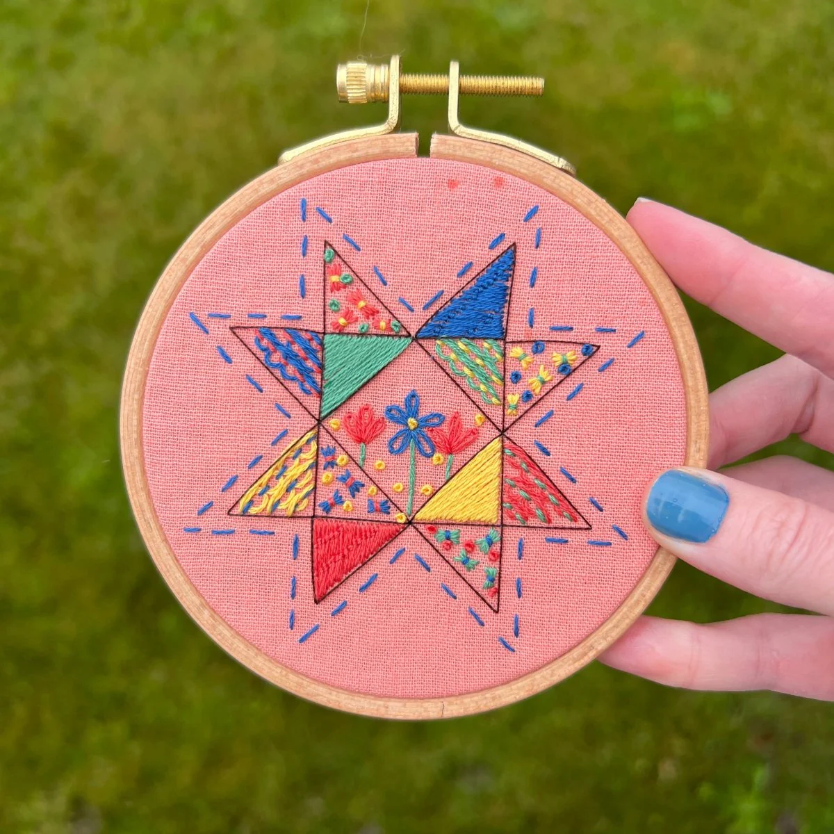 Rosanna Diggs Embroidery - Seeing Starflowers Embroidery Kit for Beginners - Image 5