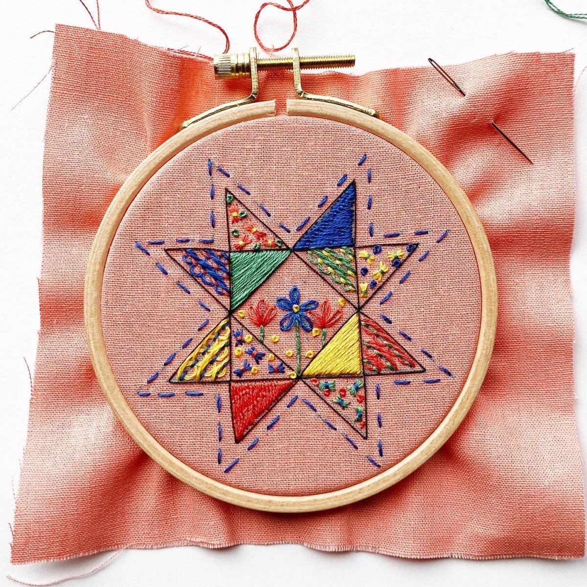 Rosanna Diggs Embroidery - Seeing Starflowers Embroidery Kit for Beginners - Image 8