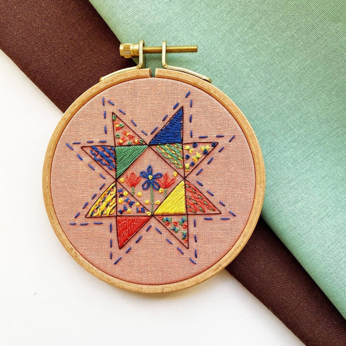 Rosanna Diggs Embroidery - Seeing Starflowers Embroidery Kit for Beginners - Image 9