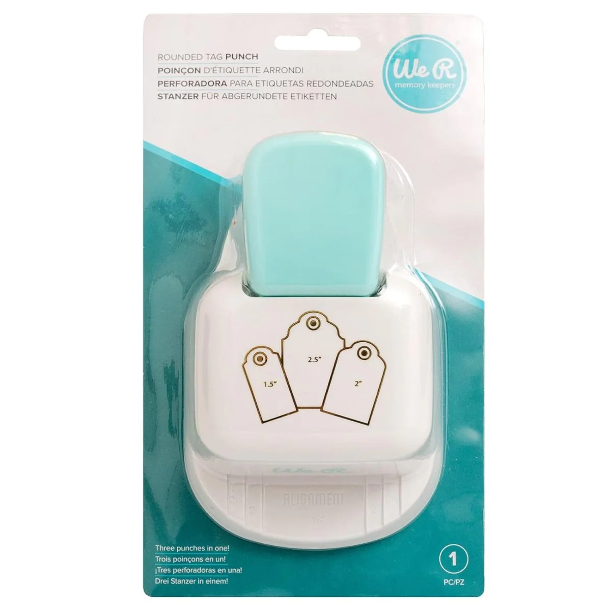 We R Makers 3-in-1 Rounded Tag Punch