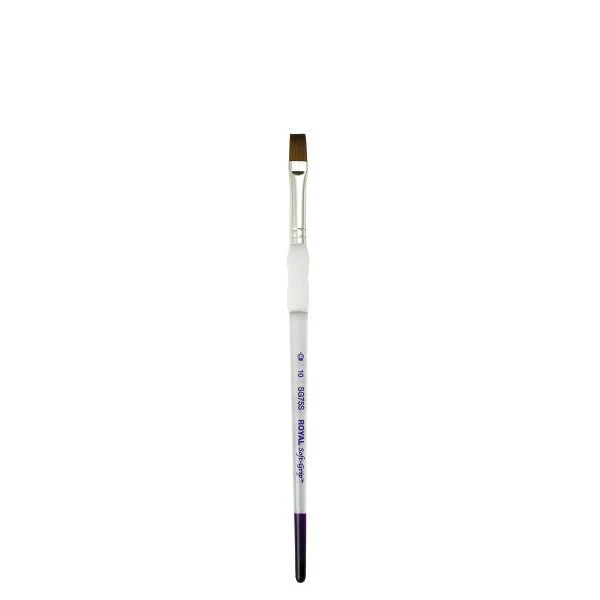 Royal Brush Soft-Grip Synthetic Sable Brush, Shader, 10