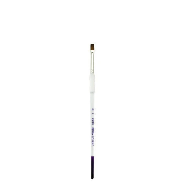 Royal Brush Soft-Grip Synthetic Sable Brush, Shader, 6