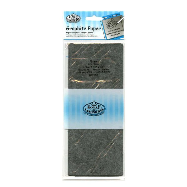Royal Langnickel Graphite Paper - Grey - 18x36 inch - 1 Sheet