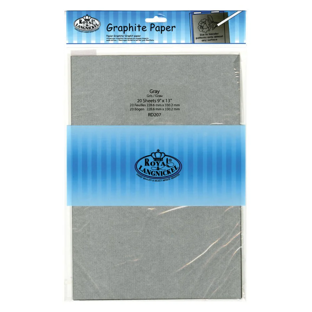 Royal Langnickel Graphite Paper - Grey - 9x13 inch - 20 Sheets