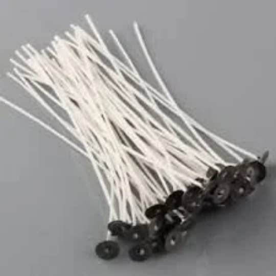 R&W RRD47 Pre-Tabbed Candle Wicks 7" (for large containers, 3" and up) Pack of 50