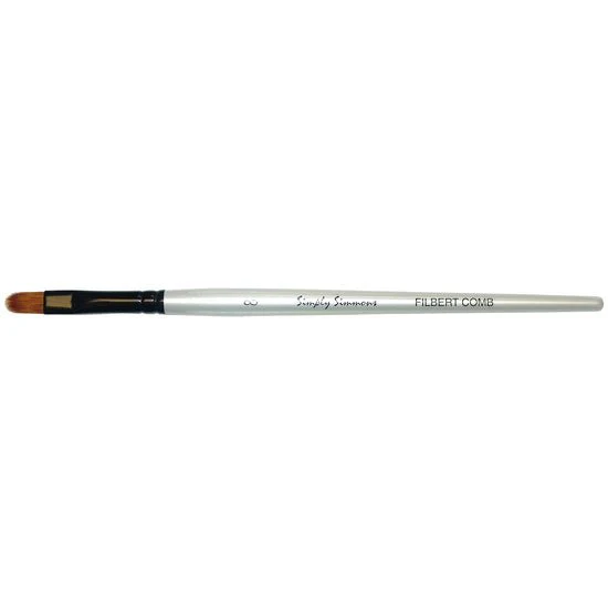 Simply Simmons Brush - Filbert Comb  8