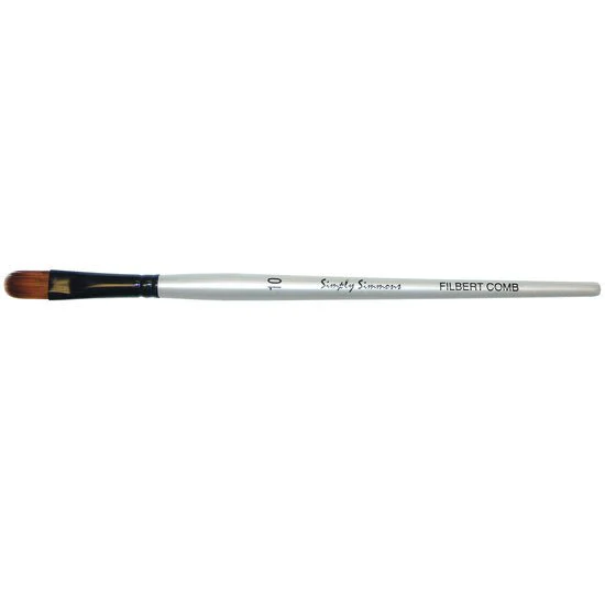 Simply Simmons Brush - Filbert Comb 10