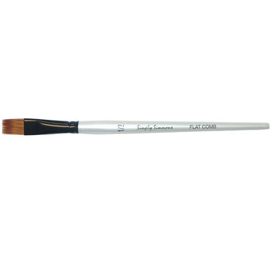 Simply Simmons Brush - Flat Comb  1/2 inch